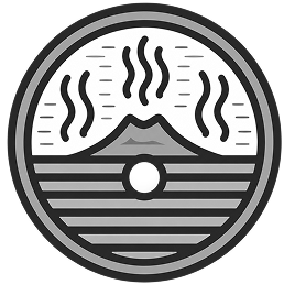 Onsen Bali logo - private natural hotspring brand identity Kintamani Bali